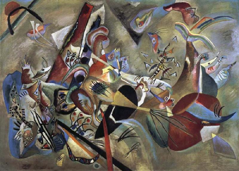 Wassily Kandinsky In Grey oil painting image